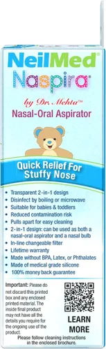 Vista 3 de NeilMed Aspirador Nasal-Oral Naspira
