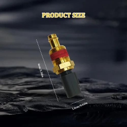 Vista 2 de Sensor de temperatura del refrigerante del motor, sensor de temperatura del agua, sensor de temperatura ECT de piezas de automóvil compatible