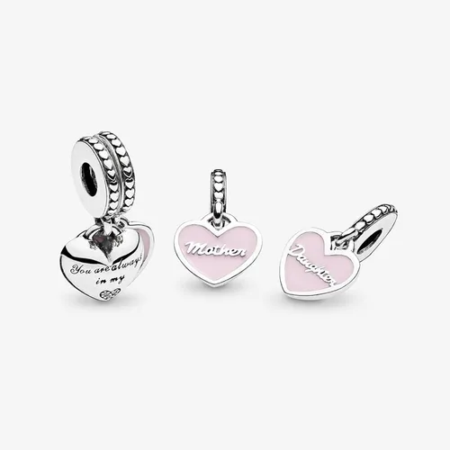 Vista 4 de Annmors Charms for Bracelets Family Animal Safety Chains Nature Dangle for Women Bracelets & Necklace Pendant