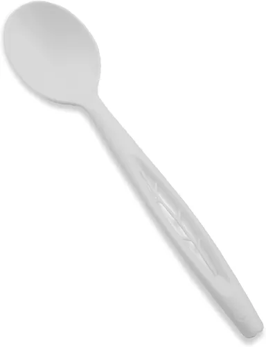 Vista 12 de Jaya Cubiertos 100% compostables de 6.5 pulgadas, tenedor, negro, caja de 1000