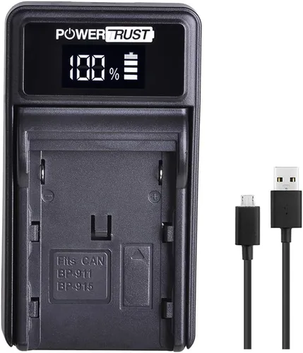 Vista 2 de Batería BP-970G BP970G BP-975 y cargador USB LED para Canon EOS C100, EOS C100 Mark II, EOS C300, EOS C300 PL, EOS C500, EOS C500 PL, GL2, XF100