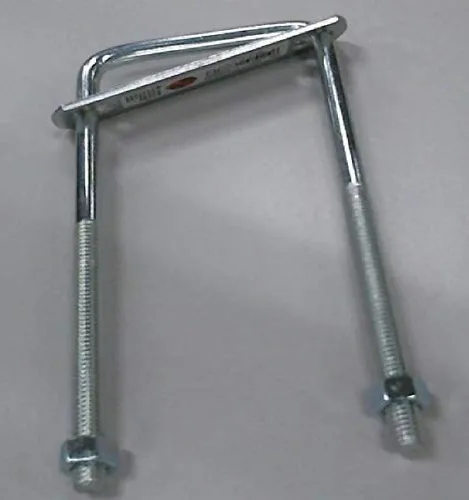 Vista 13 de National Hardware - Perno cuadrado en U de tamaño de madera, #664-3/8" x 3-5/8" x 4", Zinc Tamaño para envolver madera nominal y tubo rectangular