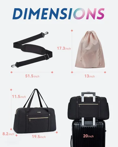Vista 9 de BAGSMART bolsa de aseo con bolsa de viaje, Bagsmart Neceser con bolsa de viaje