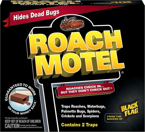Vista 11 de Black Flag Trampas Roach Motel, 2 unidades, 1 paquete