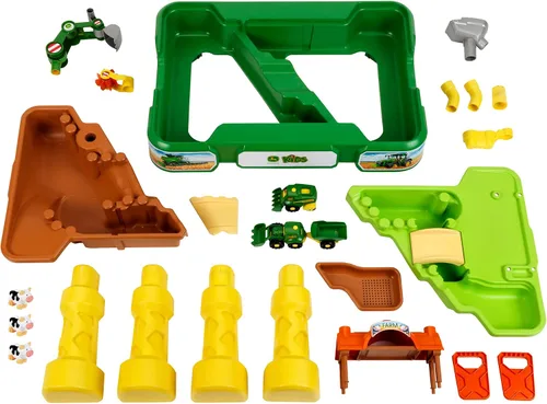 Vista 4 de Klein John Deere: Mesa de granja y agua - Mesa de juego 2 en 1 para niños, a partir de 3 años