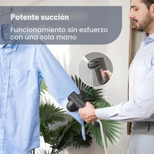 Vista 2 de Neakasa Magic 1 vaporizador al vacío, vaporizador de mano para ropa de viaje, succión de 2300 Pa para agarres de ropa, plancha de vapor 2 en 1