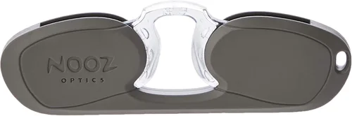 Vista 8 de NOOZ Armless Reading Glasses - Rectangular - Keychain Case - Featherlight - Unisex Negro