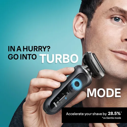 Vista 4 de Braun Series 7 - Afeitadora eléctrica para hombres, maquinilla de afeitar húmeda y seca, centro de limpieza y carga SmartCare 4 en 1, accesorio