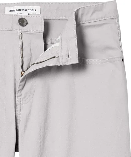 Vista 5 de Tienda Essentials Pantalón de sarga elástico de 5 bolsillos para hombre