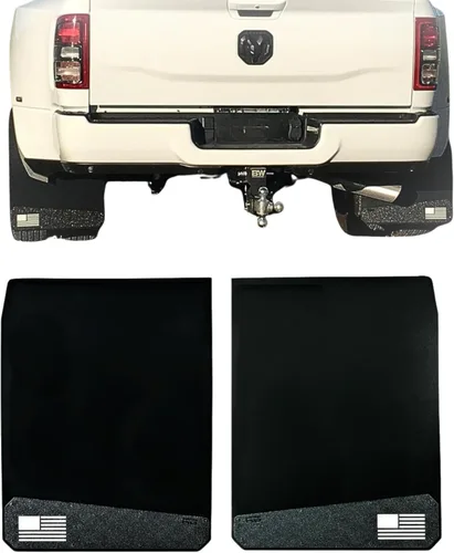 Vista 7 de REK GEN 'Merica Mud Flaps Dually (bandera negra)