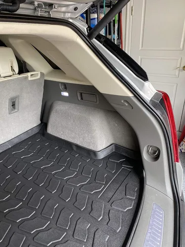 Vista 7 de Forro de carga – Tapete de maletero para Cadillac XT5 2017-2022 – Alfombrillas de maletero resistentes a la intemperie para automóviles con borde
