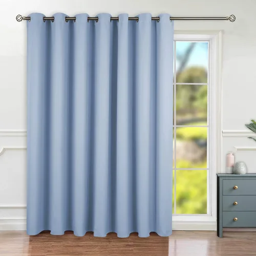 Vista 36 de BGment Cortina Oscurecedora para Puerta Corredera, Cortina Divisoria Opaca Ancha para Sala de Estar de 84 Pulgadas de Largo, Cortina Térmica de Rosa