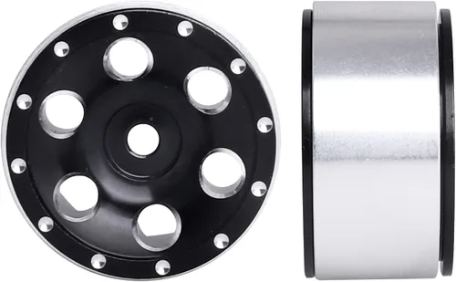 Vista 4 de 1.0 Beadlock Wheels 1" Micro llantas de rueda para todos 1/24 Escala Axial SCX24 RC Crawler Car Upgrades Accesorios