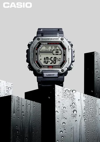 Vista 2 de Casio Collection Standard Digital Resin Series Wristwatch (51020 ATM Waterproof)