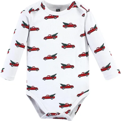 Vista 6 de Hudson Baby - Body de algodón de manga larga para bebé