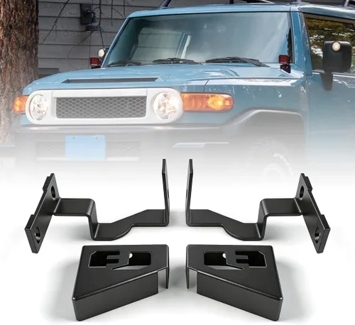 Vista 8 de Soportes de luz de zanja de capó resistente para Toyota 4Runner 2010+