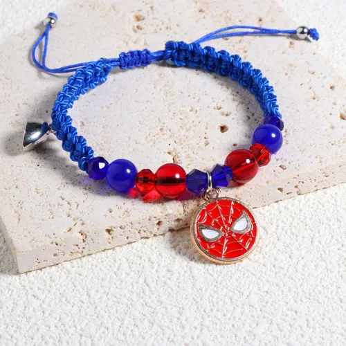 Vista 4 de SKIRIFLA Stitch Spider Ladybug Gwen - Pulseras de amistad a juego para parejas, mejores amigos, mejores amigos y familiares, pulseras magnéticas