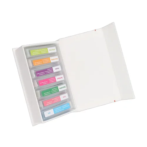 Vista 3 de 35PCS Biología Vidrio Preparado Microscopio Diapositiva Preparado Microscopio Diapositivas Microscopio Diapositivas Laboratorio Especímenes Set