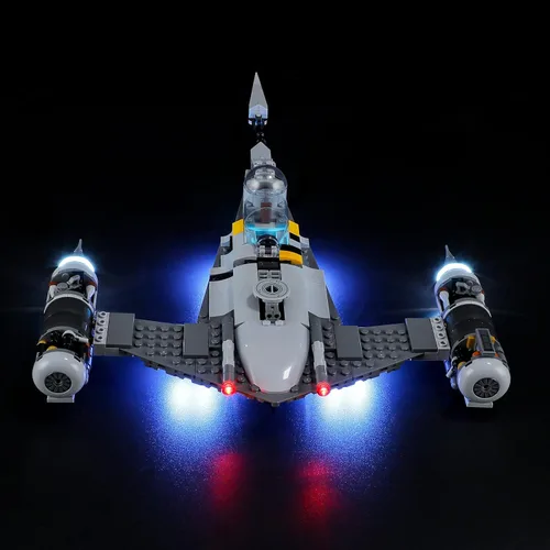 Vista 4 de BRIKSMAX - Kit de iluminación LED para LEGO-75325 The Mandalorian's N-1 Starfighter - Compatible con el modelo de bloques de construcción de Lego