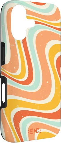 Vista 3 de Retro Groovy Liquid Swirl Hippie 70's 80's Psychedelic Phone Case para iPhone 17