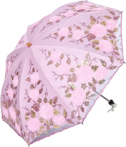 Vista 48 de Honeystore - Parasoles de encaje de flores para fiesta de boda, paraguas nupcial de encaje