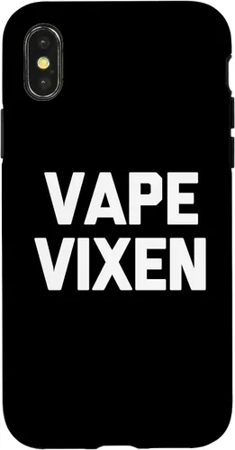 Vista 5 de iPhone 12 mini Vape Vixen T-Shirt divertido dicho sarcástico fumar vaping caso