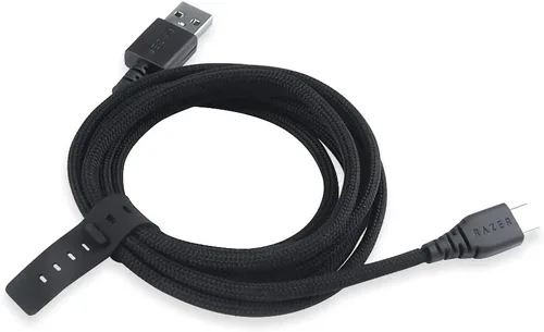 Vista 3 de Cable de carga de datos USB C a USB compatible con Razer Viper V2 ProDeathAdder V3 ProBasilisk V3 Pro Adaptador de mouse inalámbrico