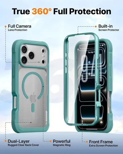 Vista 111 de DIACLARA - Funda transparente compatible con iPhone XR 6.1 pulgadas 2018