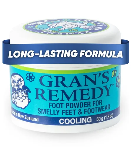 Vista 12 de Gran's Remedy Polvo perfumado para pies, eliminador de olores eficaz y desodorante de zapatos que absorbe la humedad para zapatos y pies, frescura