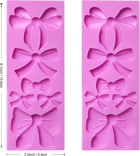 Vista 2 de Moldes de silicona para dulces, moldes de chocolate para hornear para boda, cumpleaños, decoración de pasteles, decoración de cupcakes, fondant