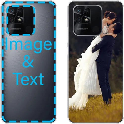 Vista 298 de Funda personalizada compatible con Oppo A1 Pro, fundas de teléfono personalizadas con imagen de foto, imagen de texto, cubierta transparente