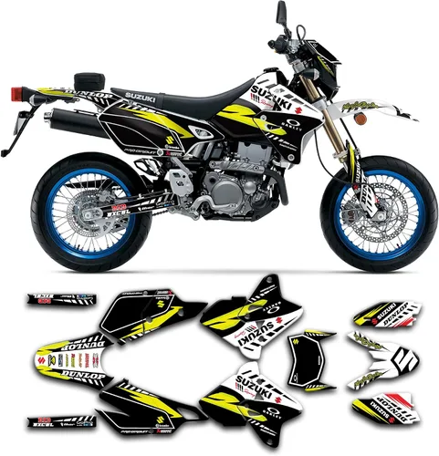 Vista 14 de Kit de calcomanías personalizadas para Suzuki DRZ400 E / DRZ400 Enduro / DRZ400E / DR-Z400E / DRZ400 EN 1999-2024, SZDRSE9919003-KO