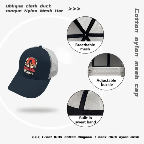 Vista 7 de devor Caps World's Okayest Pickleball Player Dad Hat for Men Graphic Caps Adjustable