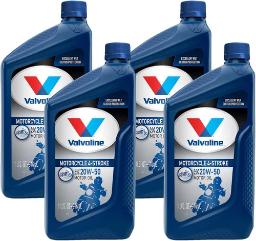 Vista 17 de Valvoline Aceite de motor de motocicleta de 4 tiempos 10W-40, 1 cuarto de galón