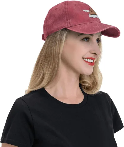 Vista 7 de MULIHU Cute Angel Poo Baseball Cap for Men Women Hats Cotton Trucker Caps Adjustable Dad Hat