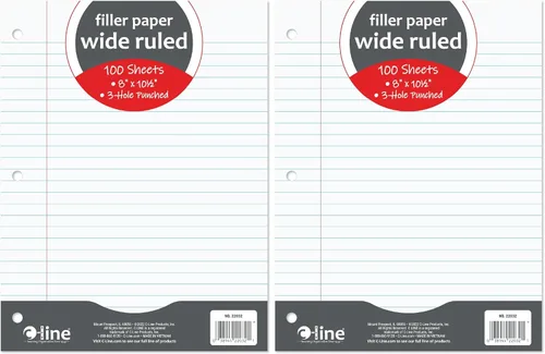 Vista 8 de C-Line Papel de relleno, rayas anchas, blanco, 100 hojas, (22032)