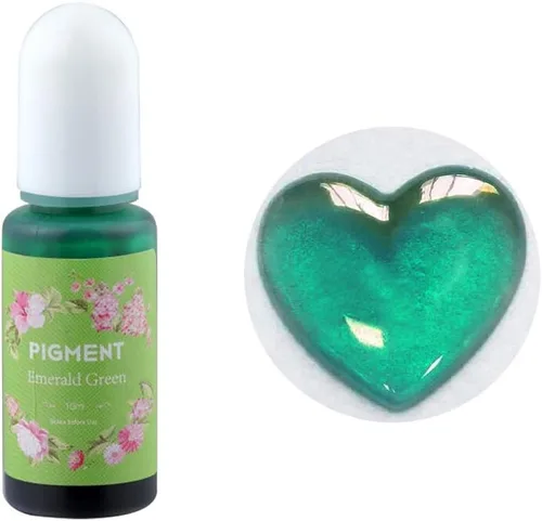 Vista 21 de Mezcla de resina epoxi UV de 0.3 fl oz, pigmento líquido, pigmento de resina colorante, secado rápido, manualidades, herramientas de fabricación