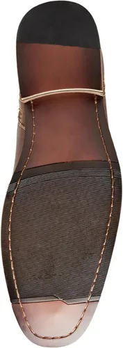 Vista 4 de Steve Madden Jefries - Botines para hombre Botas casuales Marrón (Dark Tan)