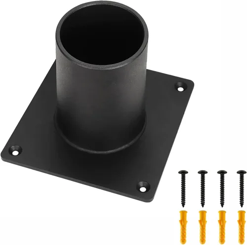 Vista 7 de Base de montaje en muelle, adaptador de montaje de muelle resistente para accesorios de luz de poste de 3 pulgadas, accesorios de montaje incluidos