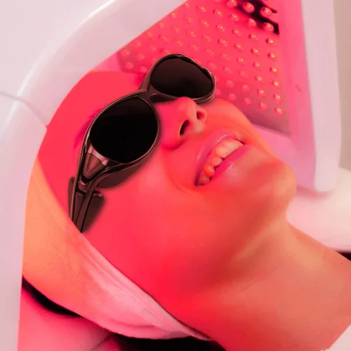 Vista 3 de Gafas de Terapia de Luz Roja, Gafas de Seguridad Láser IPL 200-2000nm para Depilación Láser y Terapia de Luz Roja, terapia de luz infrarroja