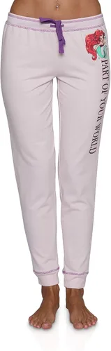 Vista 2 de Disney Pantalones deportivos para mujer con temática de princesa, Rosado