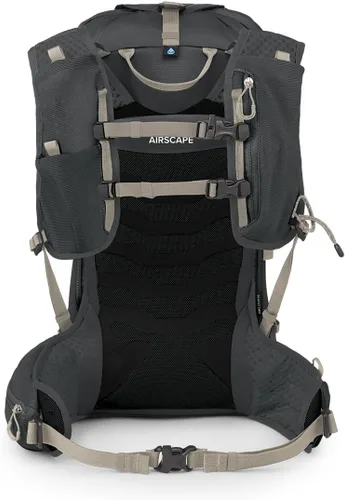 Vista 6 de Osprey Tempest Velocity 20L Mochila de senderismo para mujer, carbón oscuro/bronceado Chiru, WXS/S