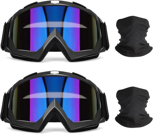 Vista 9 de OXG - Gafas para motocicleta, cuatrimoto y bicicleta de motocross, gafas de motocicleta para hombres, gafas de motocross, gafas de esquí, protección