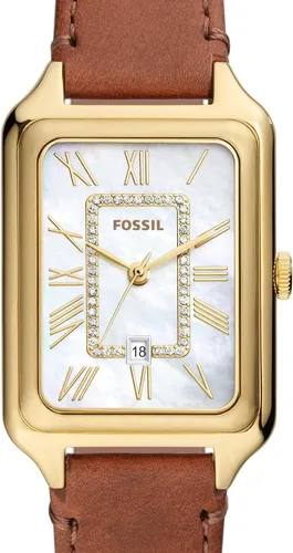 Vista 4 de Fossil Reloj de cuero Raquel con tres manecillas Date LiteHide - ES5303