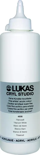 Vista 9 de Lukas CRYL Studio Artist - Pintura acrílica para artistas, Alizarín Carmesí, botella de 250 ml - Pinturas acrílicas de alto pigmento para pintar