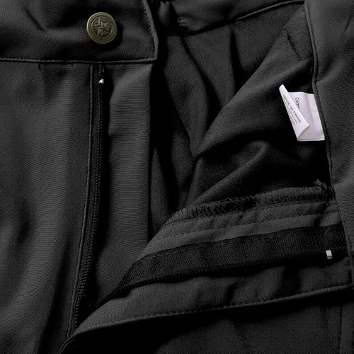 Vista 7 de Pantalones de hombre Color y forro polar Pantalones resistentes al viento y a la lluvia Pantalones de entrenamiento cálidos de invierno Pantalones
