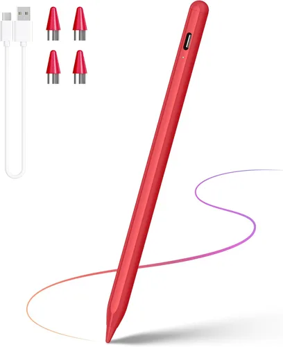 Vista 15 de Lápiz capacitivo compatible con iPhone/iPad/Samsung Galaxy Tab A9+, lápiz activo para teléfonos y tablets Android y iOS, recargable, lápiz de alta