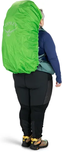 Vista 9 de Osprey Viva 65L Mochila de mochilero para mujer, color gris Tunnel Vision, ajuste extendido