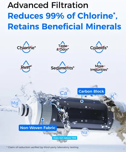 Vista 7 de Waterdrop Filtro de agua para grifo de fregadero, sistema de filtro de agua de encimera de 4000 galones y recordatorio de vida del filtro, reduce