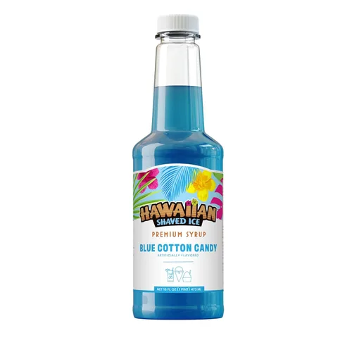 Vista 9 de Jarabe de Ahijado Helado Hawaiian Shaved Ice, Tamaño Pinta, Sabor Sangre de Tigre, Ideal para Raspaditas, Soda Italiana, Paletas, No Necesita